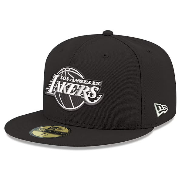 Los Angeles Lakers New Era 59FIFTY Fitted Hat - Black