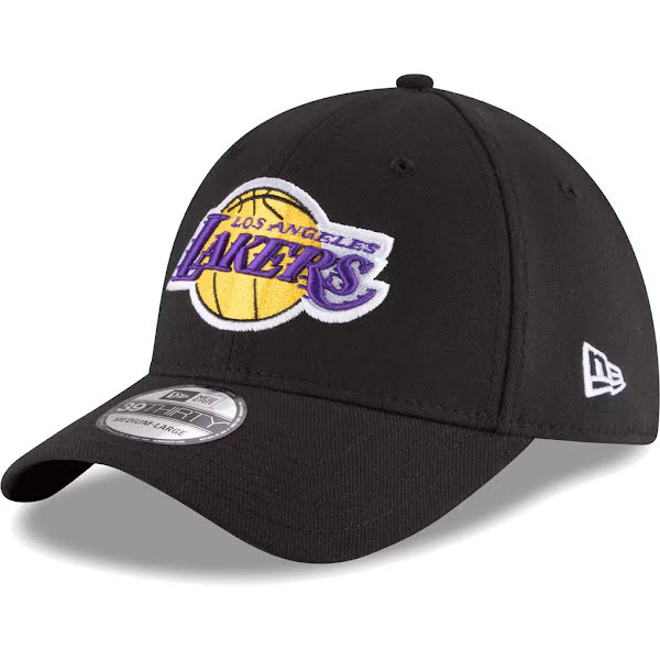 Los Angeles Lakers New Era Team Classic 39THIRTY Flex Hat - Black